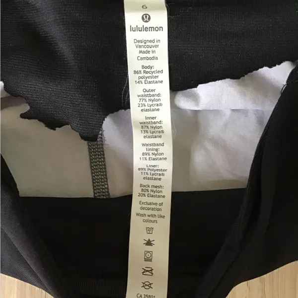 Lululemon Run Speed Up Shorts Women's 6 Gray Black Running Workout Gym‎ Yoga - Image 4