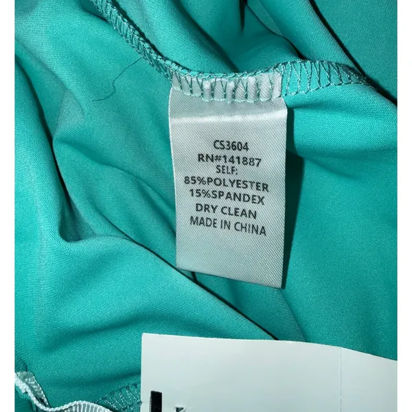 TCEC Skort Womens Large Teal Rainbow Side‎ Stripe Athletic Golf Tennis NWT - Image 4