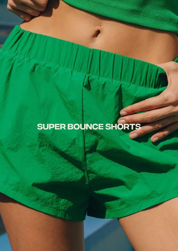 Super Bounce Shorts Kelly Green - Image 3