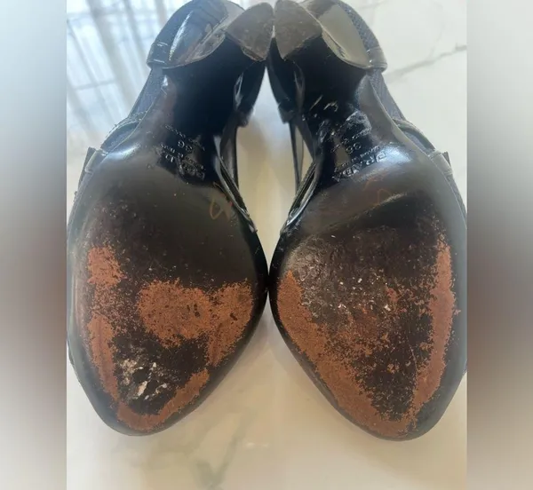 PRADA vero cuoio Sandals Heels sz 36 (6) - Image 10