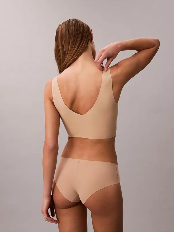 Calvin Klein Invisibles Lightly Lined V Neck Bralette Size XS Bare Nude Padded - Image 3