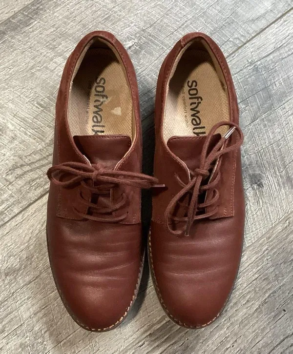 Softwalk Willis Oxford Shoes Size 8.5 - Image 3