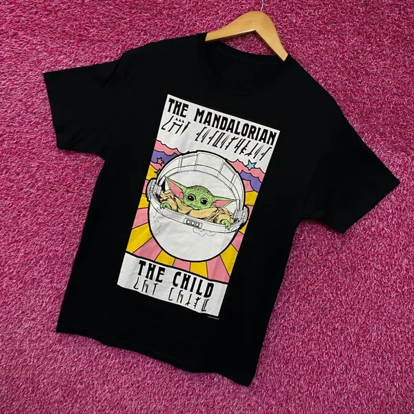 The Mandalorian Tarot Card Tshirt size medium  - Image 3