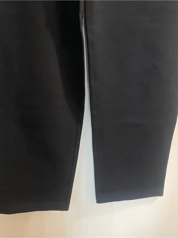 Quince Womens L Large 34x29 Black Ultra Stretch Ponte Pants 4 Pocket Casual NWT - Image 4