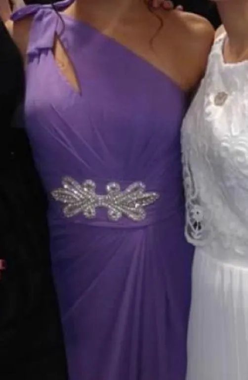 Purple Formal Dress Size 4 - Image 7