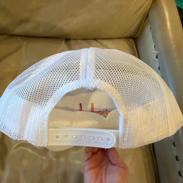 Ascot + Hart white “Happy Hour” trucker hat! Never worn! - Image 4