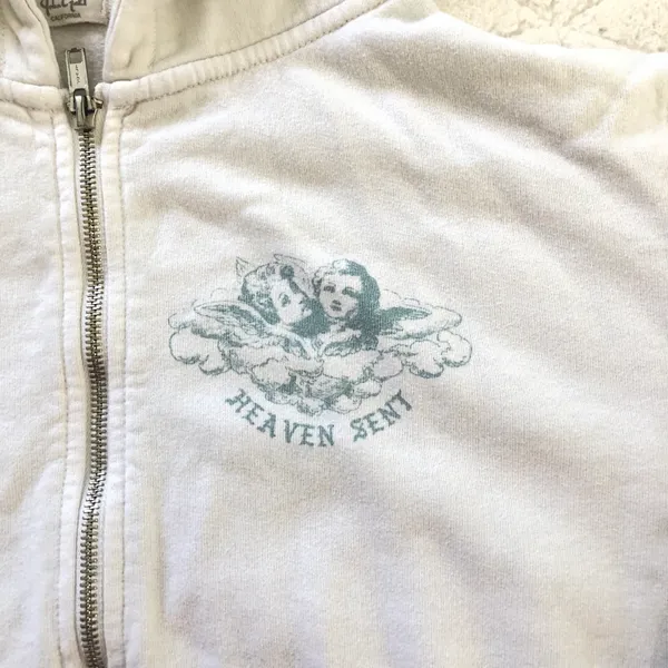 Brandy Melville Zip Up Hoodie - Image 4