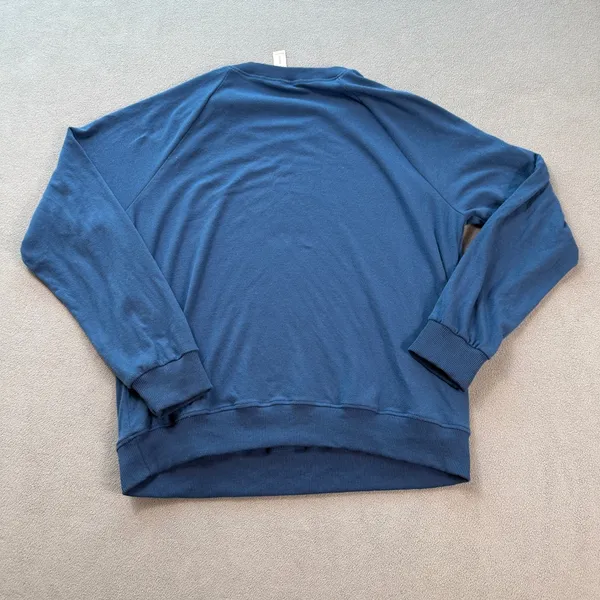 Be Kind Sweatshirt Womens M Blue Crew Neck Long Sleeve Pullover Pride Rights Lgb - Image 4