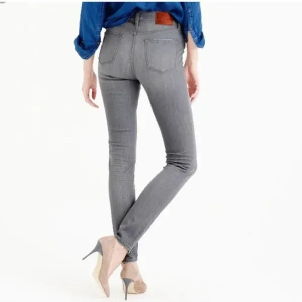 J. Crew Lookout High Rise Skinny Jeans in Grey - Image 2