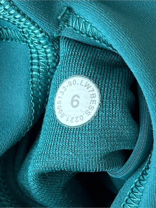 Lululemon wunder train high rise shorts 6 teal lagoon - Image 7