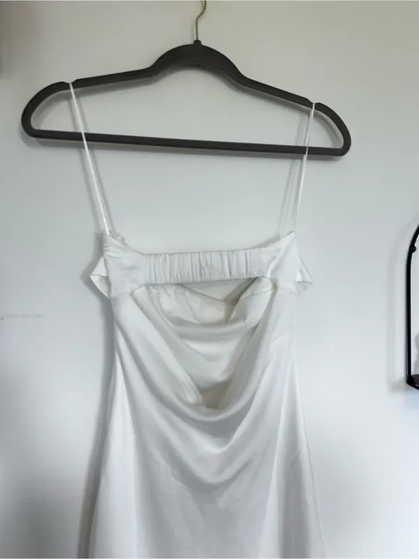 NWT Princess Polly White Phillipa Mini Dress Strapless Cut Out Mini Dress Size 0 - Image 4