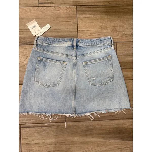 NWT Free People We the Free by Free People Denim A-Line Skirt‎ Sz 29 $60 - Image 4