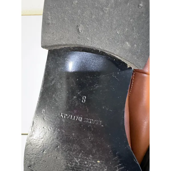Everlane Chelsea Boot Women Size 8 Brown Leather Square‎ Toe Minimalist - Image 9