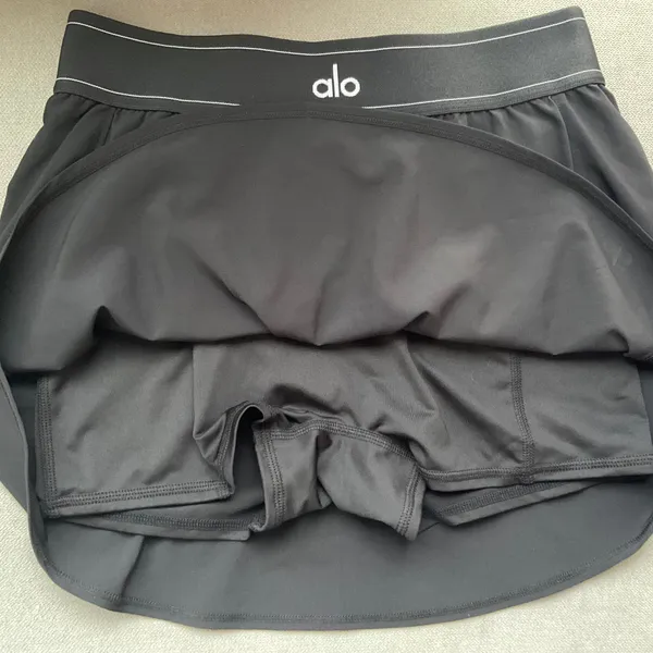 Alo Yoga Match Point Tennis Skirt Black S - Image 5