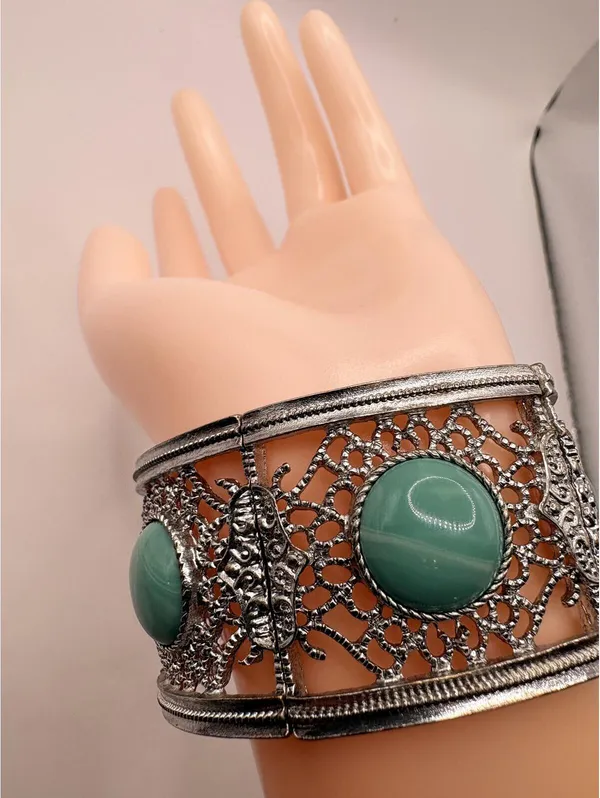Vintage Jewelry set-3 Necklace Bracelet Earrings Boho - Image 9