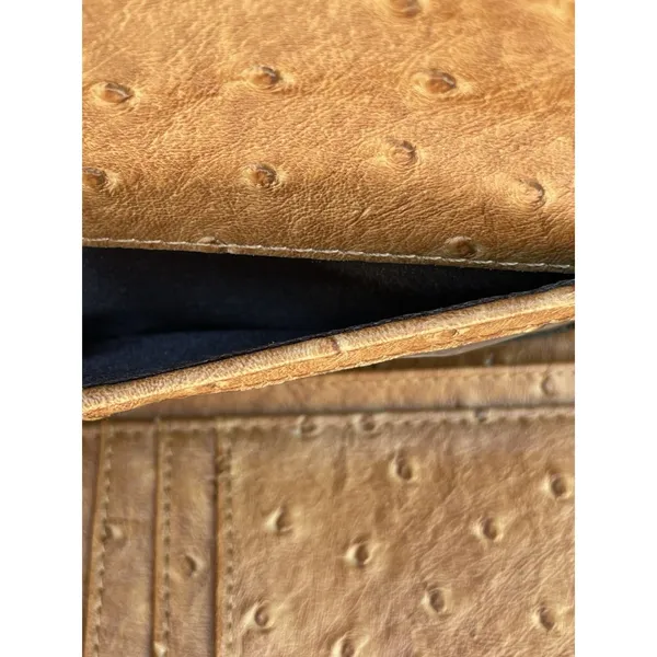 G By Guess Slim Amore Wallet 90s Y2K Monogram Denim Faux Gator Leather - Image 13