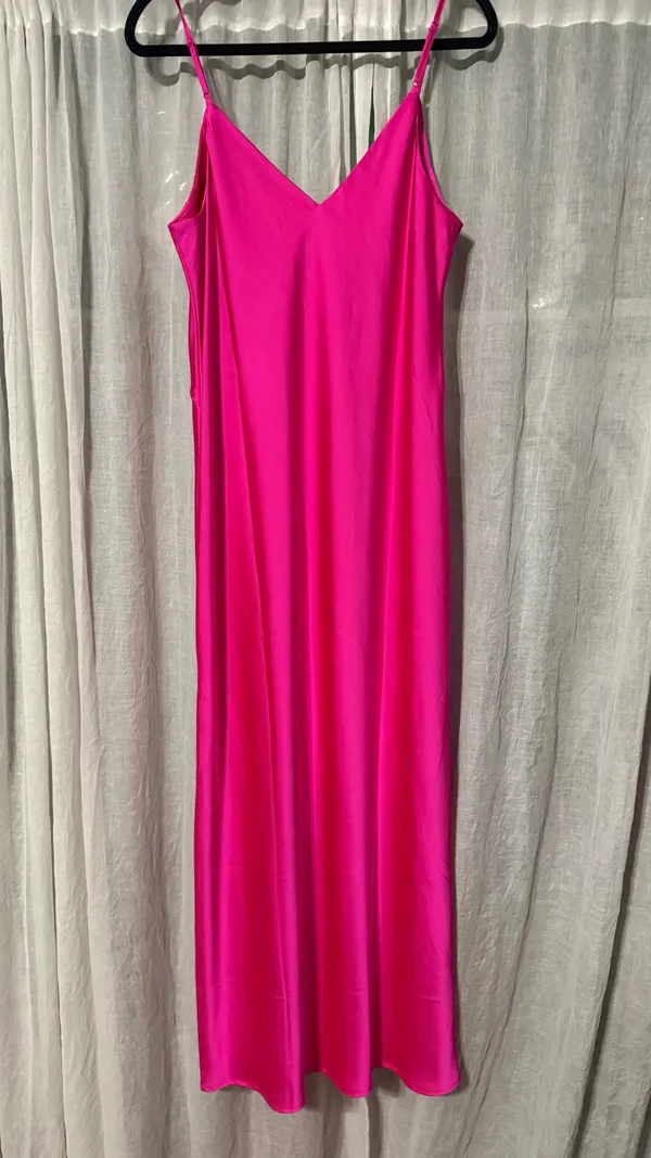Satin Slip Maxi Dress - Image 2