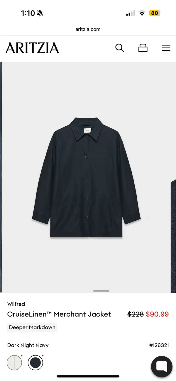 Aritzia Wilfred Cruiselinen™ Merchant Jacket - Image 7