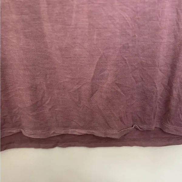 American Eagle Soft & Sexy Lace Trim Short Sleeve Tee Top S Purple - Image 10