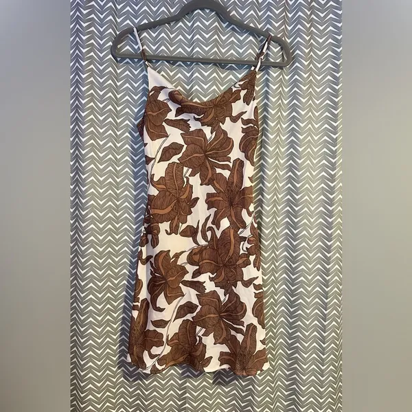 Anthropologie | Cowl-neck Slip Mini Dress, size XS - Image 4