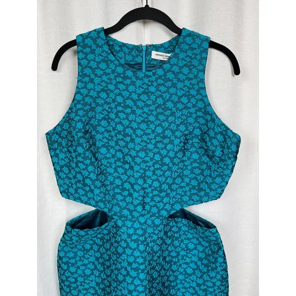 Amanda Uprichard Revolve Chantria Cutout Mini Dress in Eden Sz.M NWT - Image 7