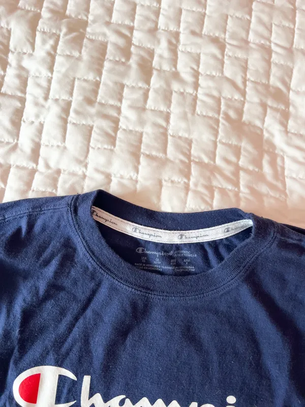 Navy Blue Logo T-Shirt Size XS - Image 3