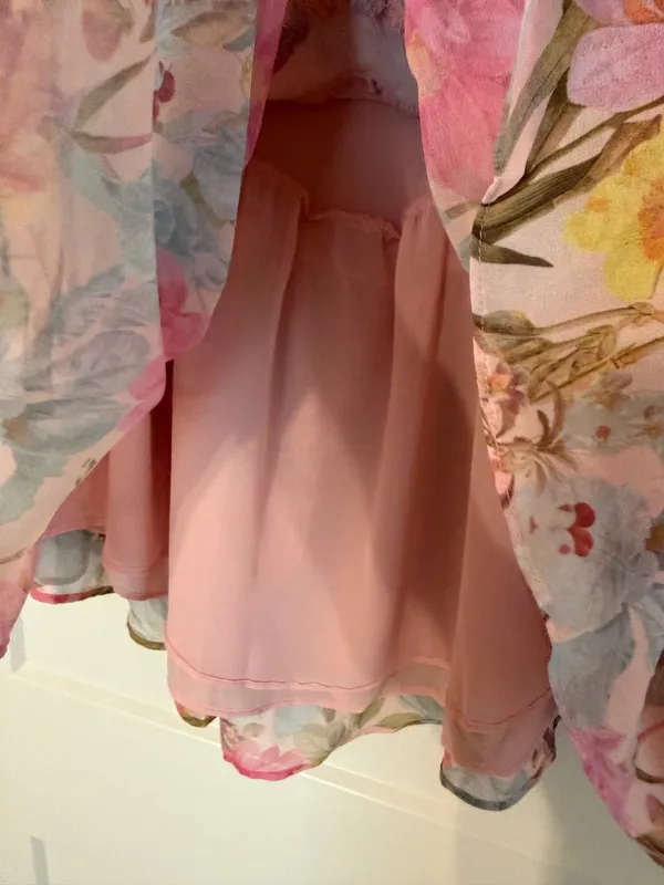 Olivaceous Floral Dress - Image 8