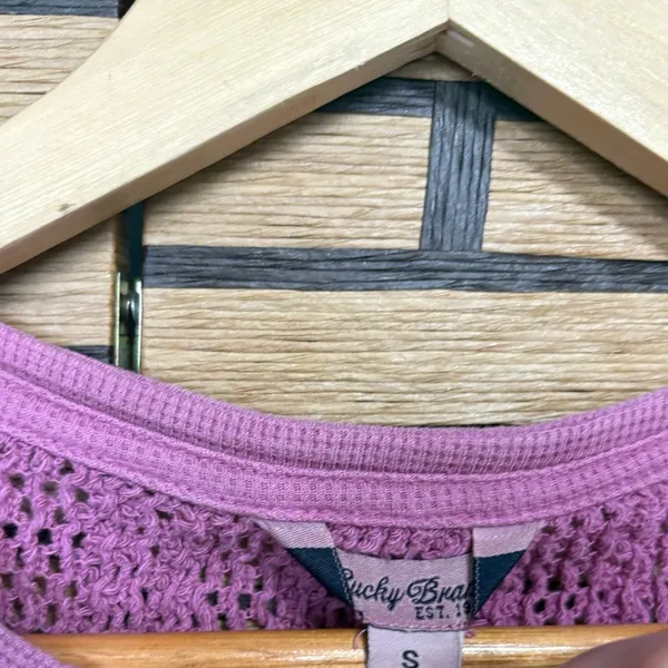 Lucky Brand‎ Purple Top Size Small - Image 6