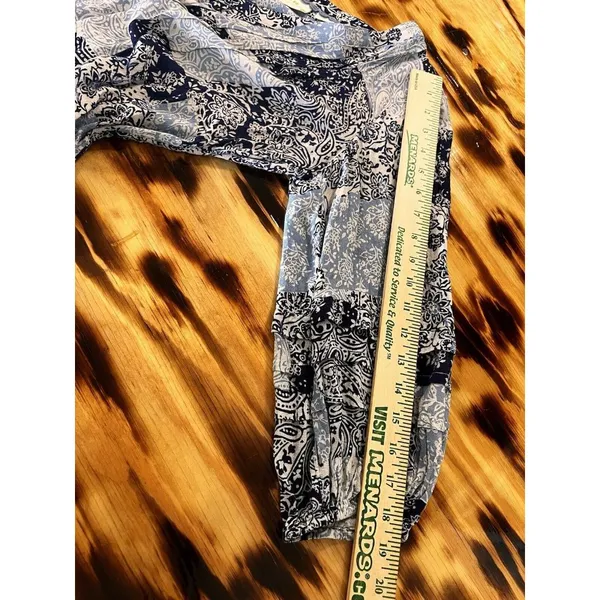 Maeve Anthropologie Size Small Long Sleeve Floral Paisley‎ Blouse Boho Peasant - Image 8