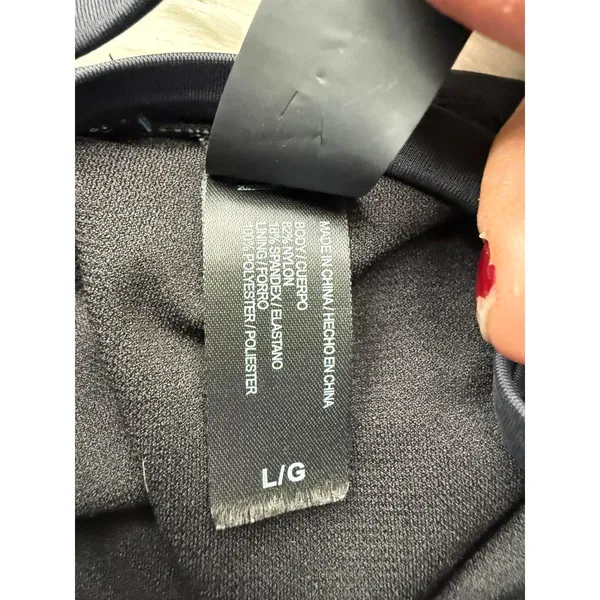 Hurley Women's Black One-Piece Swimsuit with Strappy Back Detail - Image 5