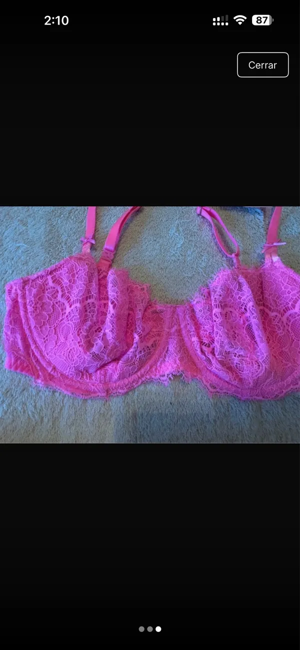 Dobreva Dream Angels Wicked push Up Without Padding Pink Bra 34C NWT - Image 2