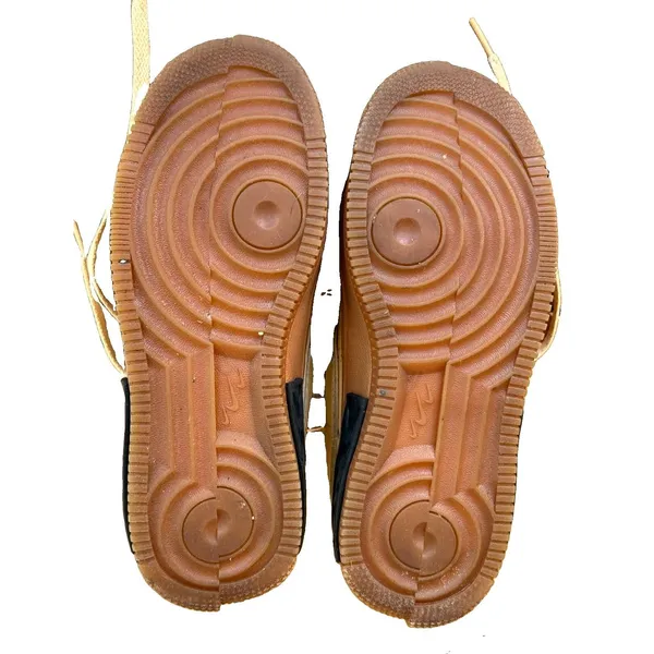 Nike Air Force 1 Fontanka Sesame Gum Brown Leather Sneakers Women's 7 DH1290-201 - Image 11