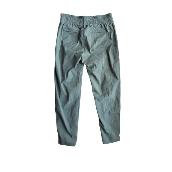 Athleta Lightweight Hiking Travel Pants Sage Green Zip Ankle Size 2 - Image 2