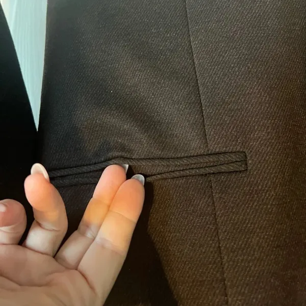 Kasper Brown Blazer Jacket Size 14 - Image 5