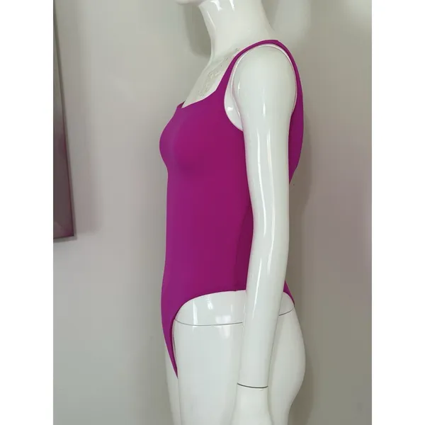 SKIMS Women’s Fits Everybody Square Neck Bodysuit Pink Thong Sleeveless Size S - Image 4
