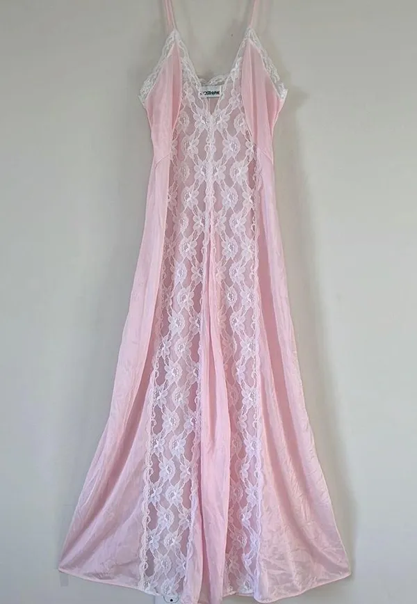 Vintage Maxi Nightgown Slip - Image 6