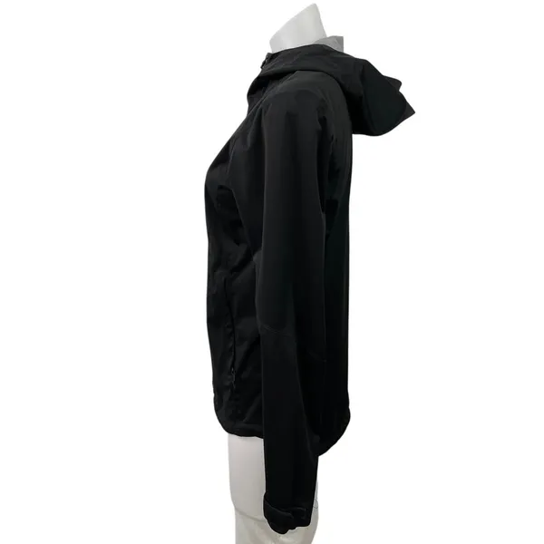The North Face Hikesteller Women Black Waterproof Hooded Parka Shell Jacket Sz S - Image 2