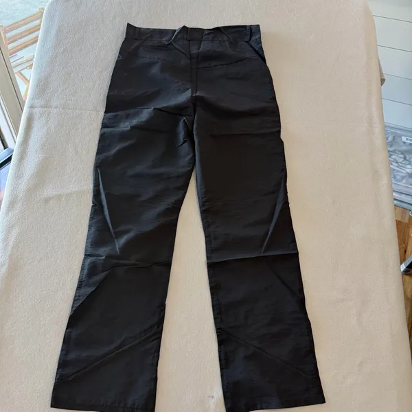 Women's Black Hiking Style Pants with Fixed Waist and Pockets Size Medium #26070 - Image 5