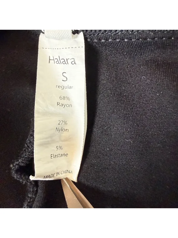 Halara Flex High Waisted Pockets Ankle Length Work Pants Womens Small Reg Black - Image 4