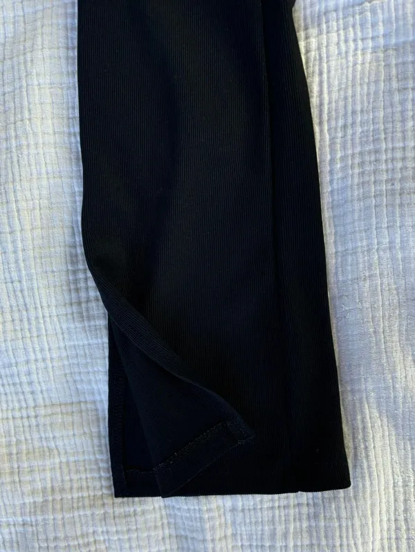 ZARA Flare Leg Black Pants - Image 3