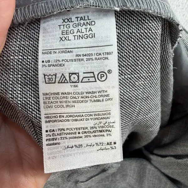 Old Navy XXL Tall Extra High Waisted Taylor Super Wide‎ Leg Trouser Suit Pants - Image 9
