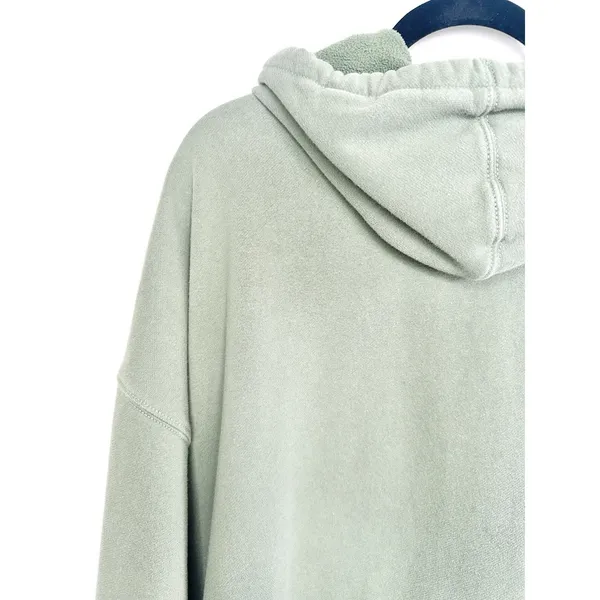 American Eagle Sublime Hoodie Oversized XS Green‎ Sun Graphic Band Tee Y2K Baggy - Image 8
