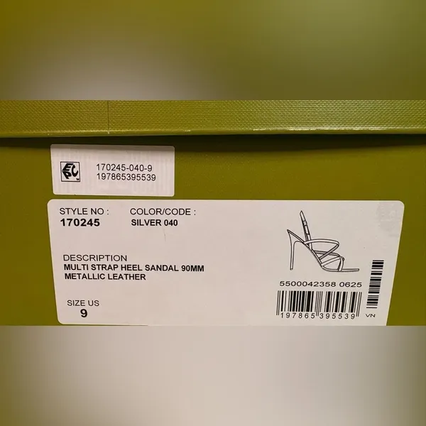 NIB Tory Burch MULTI-STRAP HEELED SANDAL sz9 - Image 4