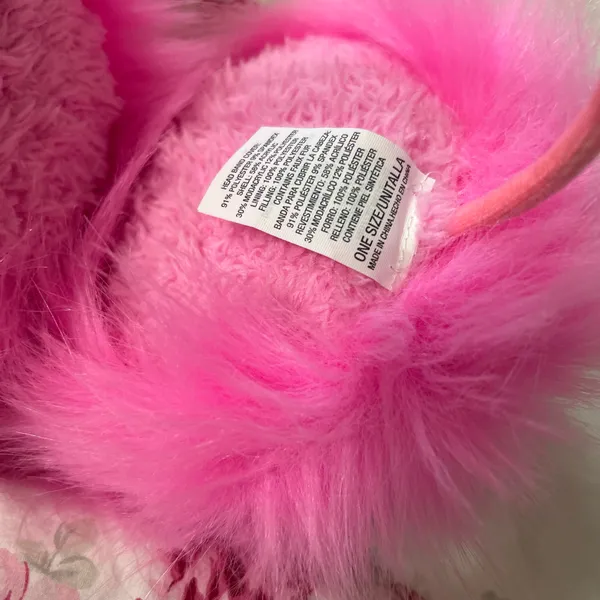 Hot Pink Faux Fur Earmuffs - Image 3