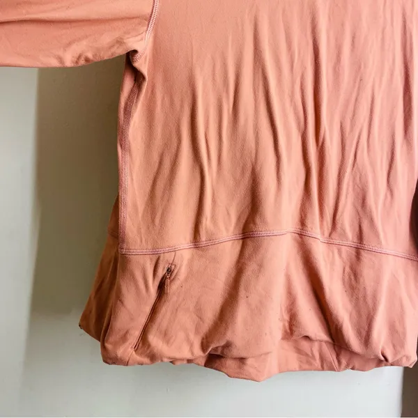 Lululemon Ready to Rulu Pullover Pink Savannah Rulu Funnel Neck Size 6 - Image 9