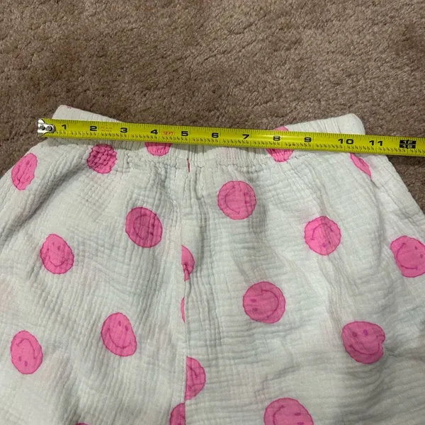 Sassy Shortcake Smiley Dreams Pink Preppy Cotton Pajama Set size medium - Image 11
