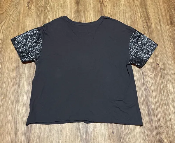 American Eagle Sequin Sleeve Top - Image 2