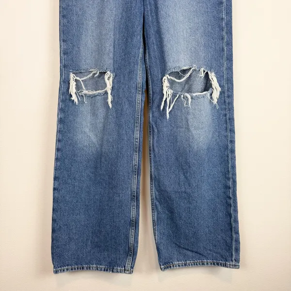 Levi’s Premium High Loose Distressed Wide Leg Jeans‎ Size 26 - Image 7