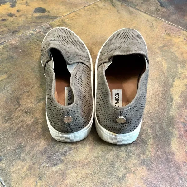 Steve Madden Women's Zarayy Skate Shoe Light Gray Size 8 - Image 4