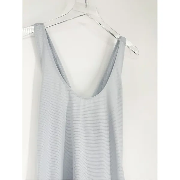 Athleta‎ Lightweight Strappy Back Tank Top Women's L Blue Activewear Workout - Image 4